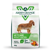 Arden Grange dog VetCare weight control 2kg