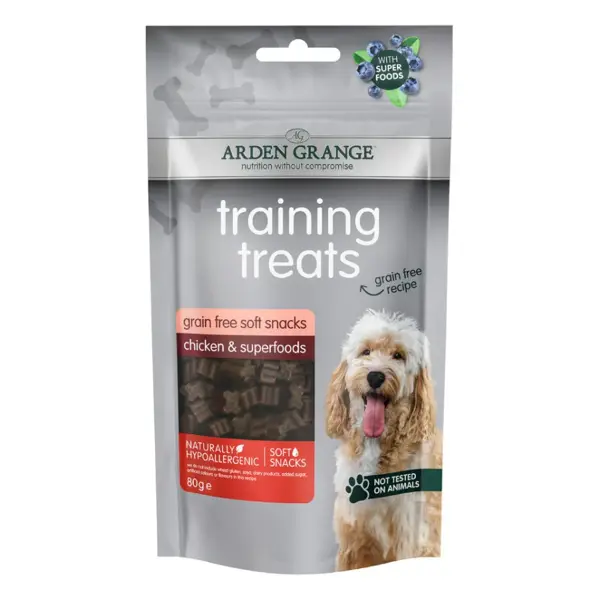 Arden grange training treats chicken grain free 80 gram - afbeelding 1