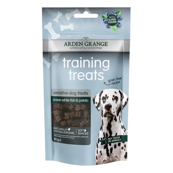 Arden grange training treats white ocean fish grain free 80 gram - afbeelding 1