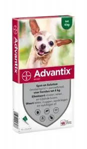 Advantix hond 40/200 tot 4kg 4 pipetten