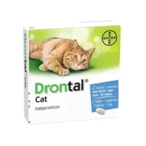 Bayer drontal cat 4 kg 2 tabletten ontwormingsmiddel