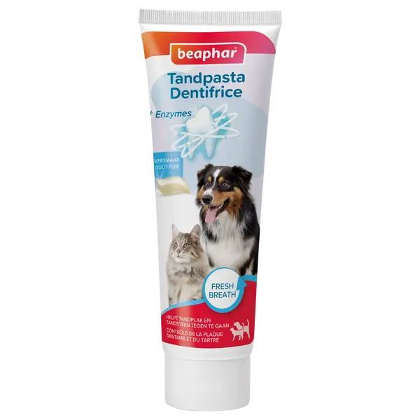 Beaphar tandpasta 2 enzymen hond en kat - afbeelding 1