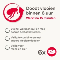 Beaphar vlo kill hond tot 11 kg 6 vlooientabletten - afbeelding 2