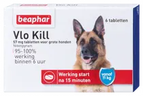 Beaphar vlo kill hond vanaf 11 kg 6 vlooientabletten