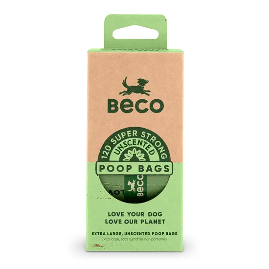 Becopets beco bag geurloos 120 stuks (8x15) Poepzakjes - afbeelding 1