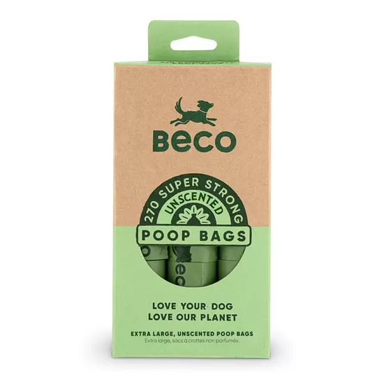 Becopets beco bag geurloos 270 stuks (18x15) Poepzakjes - afbeelding 1