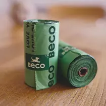 Becopets beco bags mint geur 120 stuks (8x15) Poepzakjes - afbeelding 2