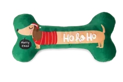 Beeztees kerst bot groen hondenspeelgoed - afbeelding 1