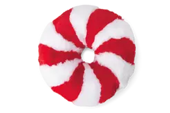Beeztees kerst candy swirl rood/wit hondenspeelgoed - afbeelding 2