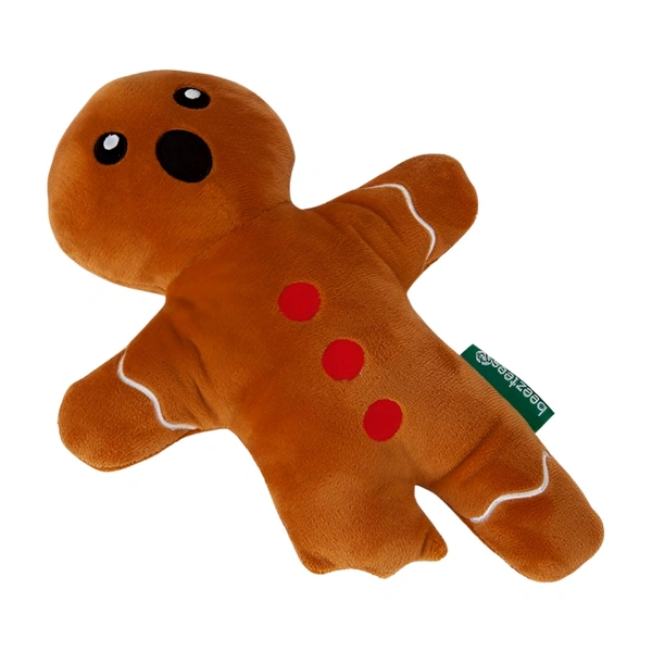 Beeztees kerst gingerbread met piep - afbeelding 1