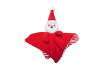 Beeztees kerst knuffeldoek kerstman met piep hondenspeelgoed - afbeelding 4