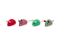 Beeztees kerst muisjes catnip 4 stuks - afbeelding 5