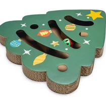 Beeztees kerstboom krabspeelgoed met bal - afbeelding 1