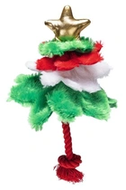 Beeztees kerstboom met touw hondenspeelgoed