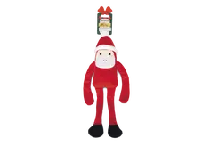 Beeztees kerstman santy rood hondenspeelgoed - afbeelding 1