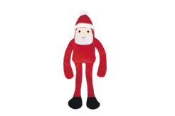 Beeztees kerstman santy rood hondenspeelgoed - afbeelding 2