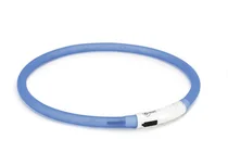 Beeztees veiligheidsband met led lampjes blauw 70 cm - afbeelding 1