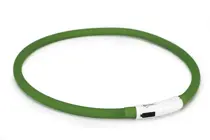 Beeztees veiligheidsband met led lampjes groen 70 cm - afbeelding 1