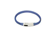 Beeztees veiligheidsband met led lampjes small blauw 35 cm - afbeelding 1