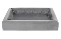 Bia bed bia-70 fluweel hoes grijs 70x85 cm