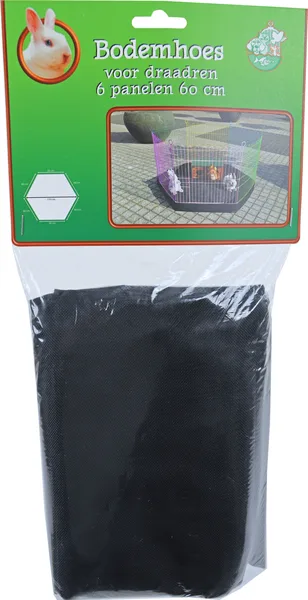 Bodemhoes voor een draadren van 6 panelen 60 cm SALE! - afbeelding 1