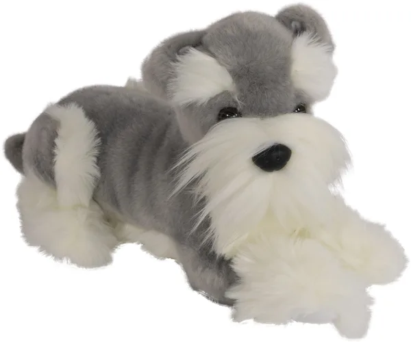 Boony decoration schnauzer pluche liggend 36 cm
