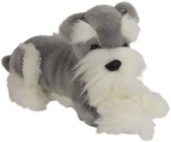 Boony decoration schnauzer pluche liggend 36 cm
