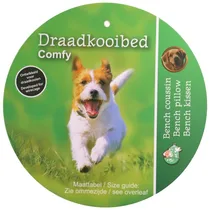 Boony draadkooibed comfy waterproof bruin 75 x 47 cm - afbeelding 2