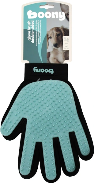 Boony handschoenborstel TPR 2-zijdig hond - afbeelding 1