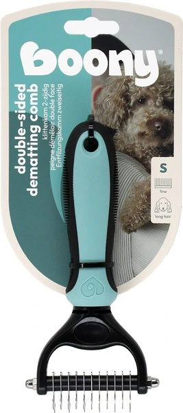 Boony klittenkam 2-zijdig small hond - afbeelding 1