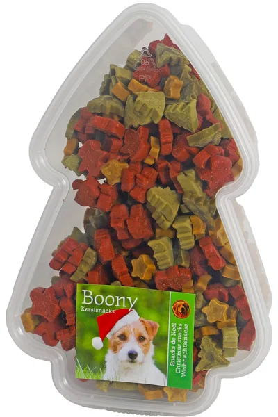 Boony Semimoist kerstmix snack kerstboom hondensnack 450gr. - afbeelding 1