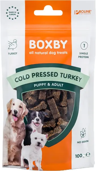 Boxby cold pressed turkey no grain 100 gram - afbeelding 1