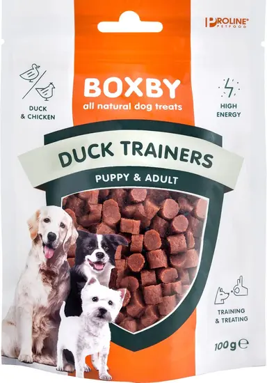 Boxby duck trainers puppy&adult 100 gram - afbeelding 1