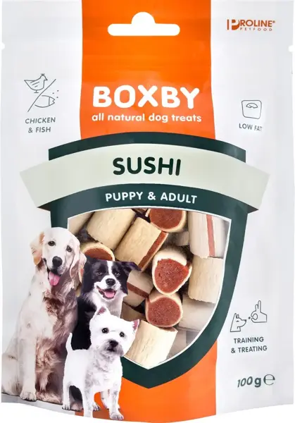 Boxby sushi puppy&adult 100 gram - afbeelding 1