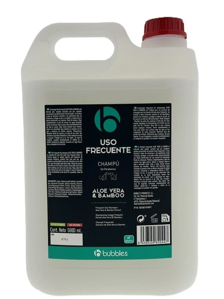 Bubbles Aloe Vera&Bamboe Shampoo 5000 ml - afbeelding 1