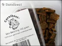 Carnibest mini beloning gedroogd rundspiervlees 100 gram