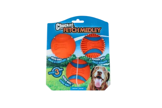 Chuckit fetch medley gen3 3-pack - afbeelding 1