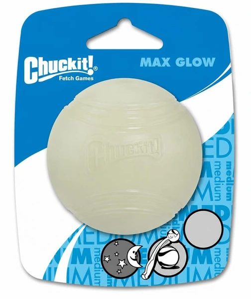 Chuckit max glow bal medium 6 cm