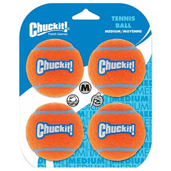 Chuckit tennis ball medium 4-pack