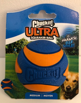 Chuckit ultra squeaker ball medium - afbeelding 1