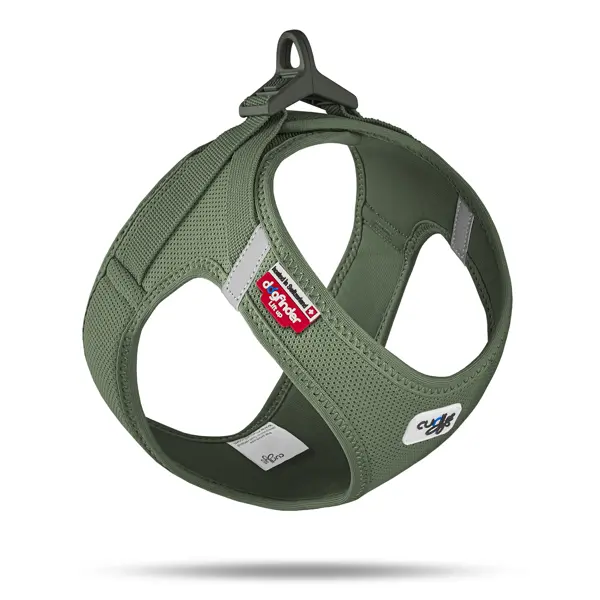 Curli Vest Harness clasp Air-Mesh moss groen small - afbeelding 1