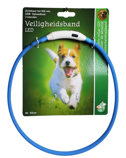 De Boon veiligheidsband led light 40-65cm blauw - afbeelding 1