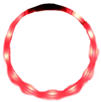 De Boon veiligheidsband led light extra breed 25-65 cm rood - afbeelding 2