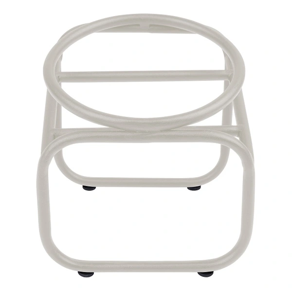 District 70 BUTLER metalen enkele voerbakstandaard beige - afbeelding 1