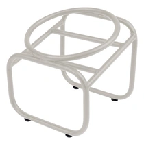 District 70 BUTLER metalen enkele voerbakstandaard beige - afbeelding 2