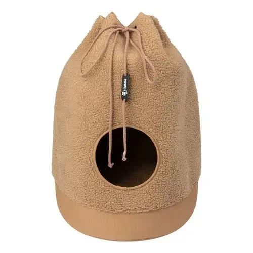 District 70 Casa Teddy Mocca kattenmand 45 x 45 x 60 cm - afbeelding 1