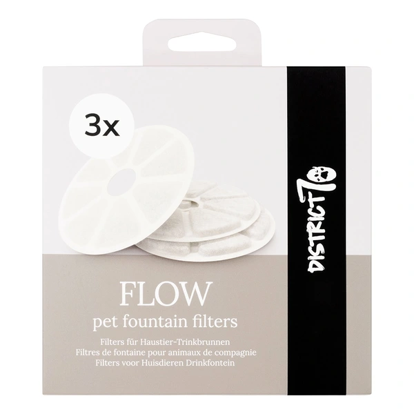 District 70 Flow drink fontein filters 3 stuks - afbeelding 1