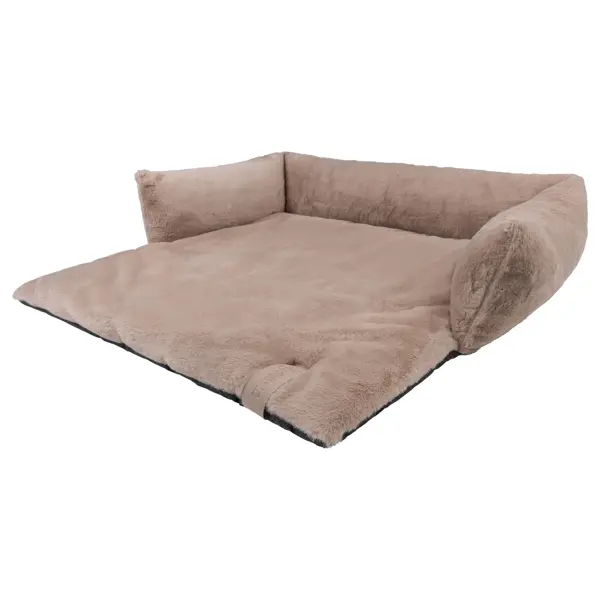 District 70 nuzzle taupe large hondenmand voor op de bank - afbeelding 1