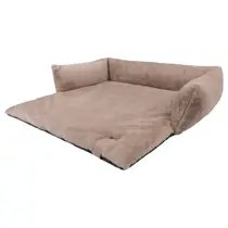 District 70 nuzzle taupe medium hondenmand voor op de bank - afbeelding 1