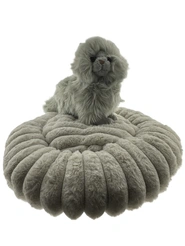 District 70 RIBBA cat bed greige 45x45x14cm - afbeelding 4